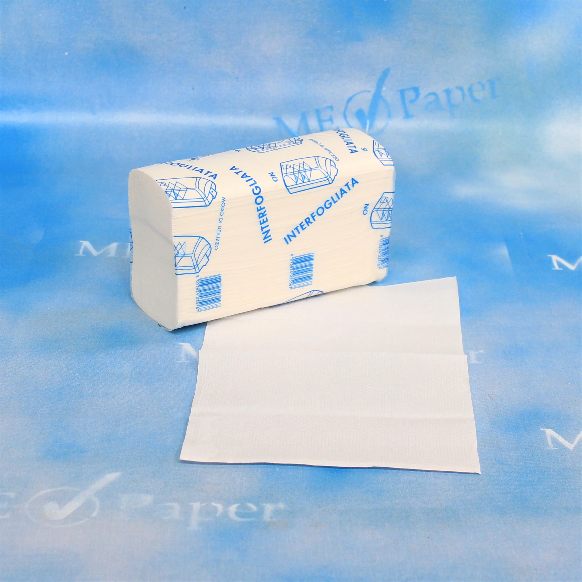 Papierhandtücher, 2-lagig, 20,3x25 cm, Z-Interfalz, Zellstoff, 3750 Blatt pro Karton