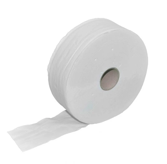 [22207] Jumbo-Toilettenpapier, 2-lagig, ca. 280 m, Recycling weiß, MIDI, dm:25 cm, 6 Rollen pro Pack