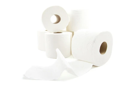 [20103] Toilettenpapier, 2-lagig, 250 Blatt, hochweiss, 8x8 Rollen pro Pack
