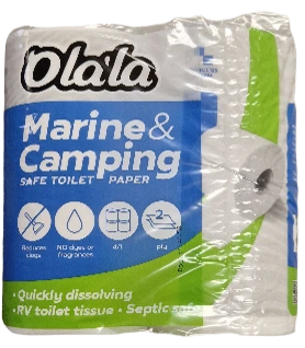 [20111] Toilettenpapier, Ola´La Marine & Camping 16x4 Rollen pro Pack