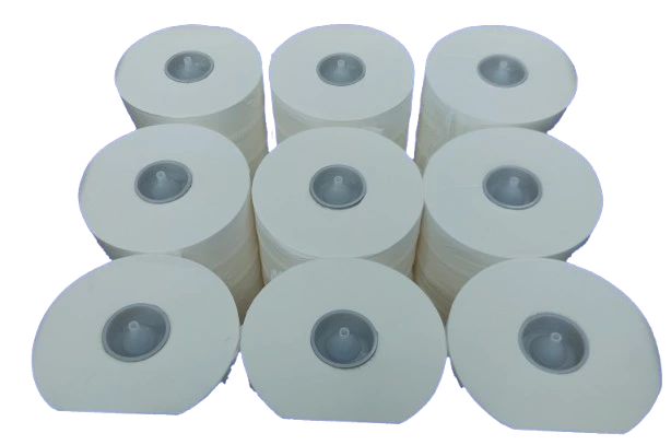 [20112] Toilettenpapier 800 Blatt, 3-lagig, System K, 65 m, incl. Stöpsel, 100% Zellstoff, 36 Rollen pro Pack